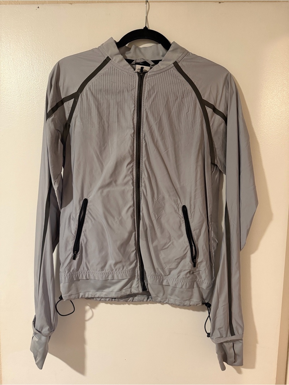 Light Gray Women's Performance Zip-Up Jacket
